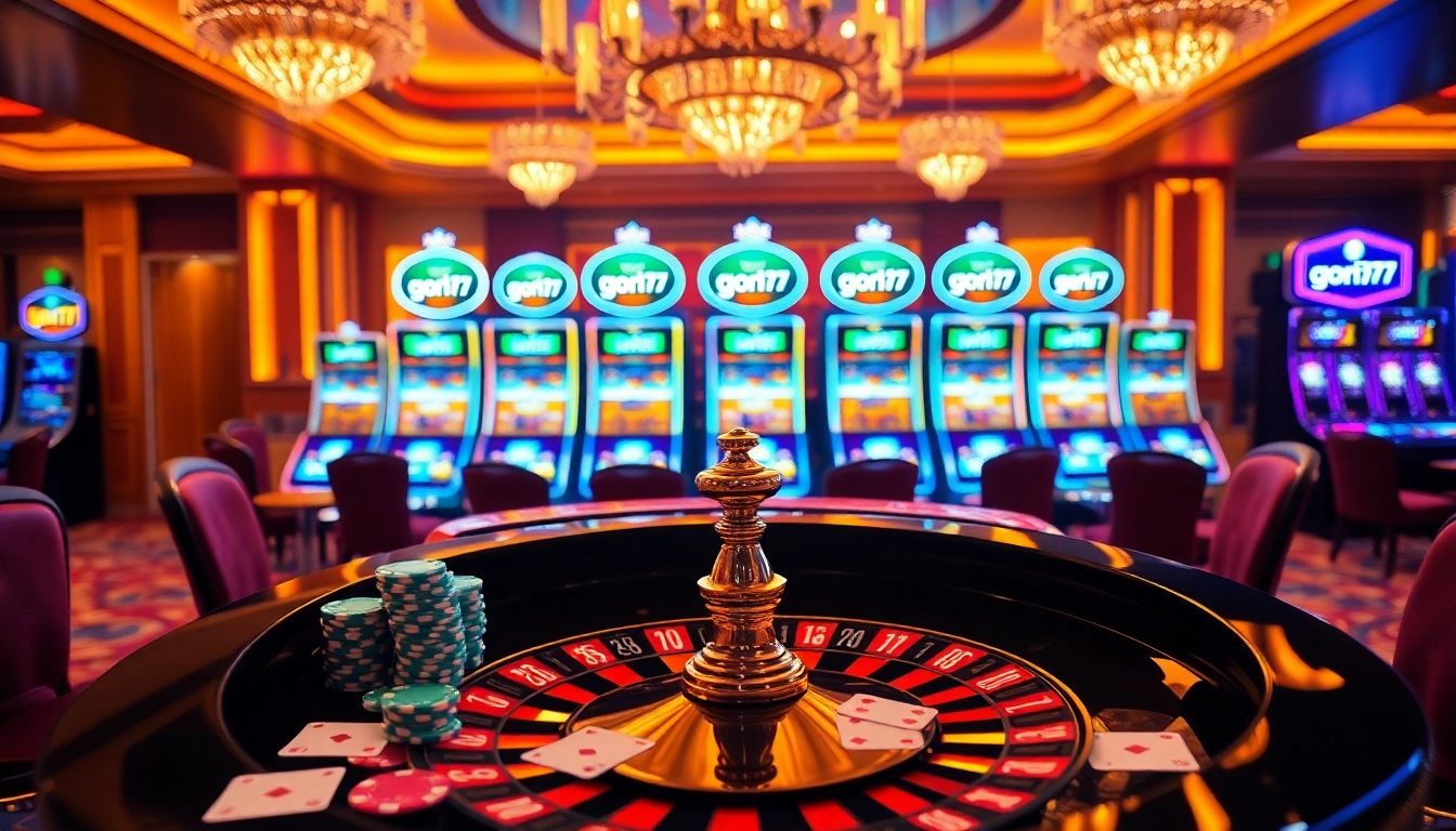 Engage with casino excitement at gori77 through vibrant tables and thrilling slot machines.