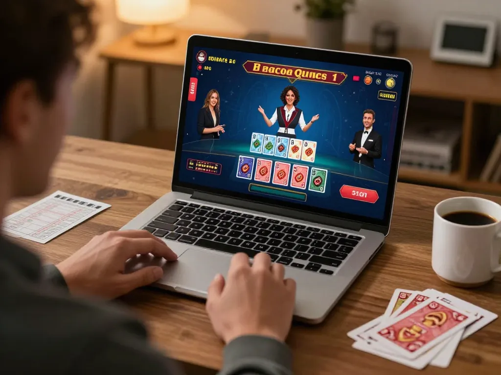 Player experiencing a thrilling game of Baccarat on TG88 online casino platform.