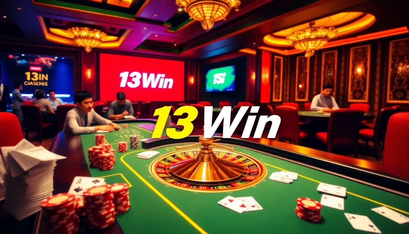 Experience the thrill of gambling at 13Win casino with engaging games and vibrant atmosphere.