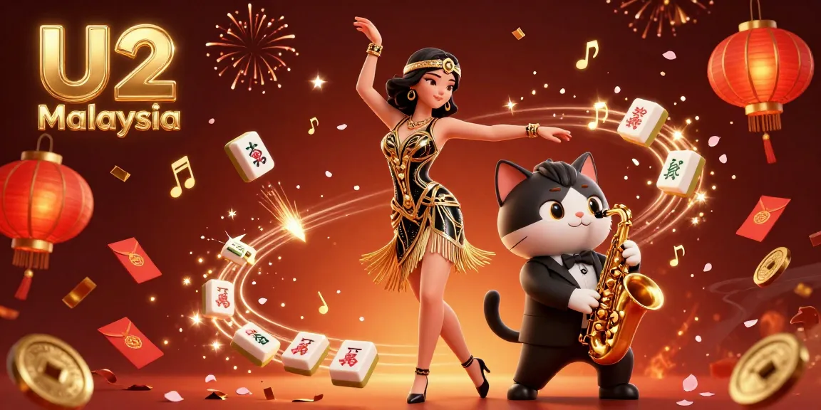 Engage with exciting gaming action at U2 Malaysia, featuring vibrant characters and gambling elements.