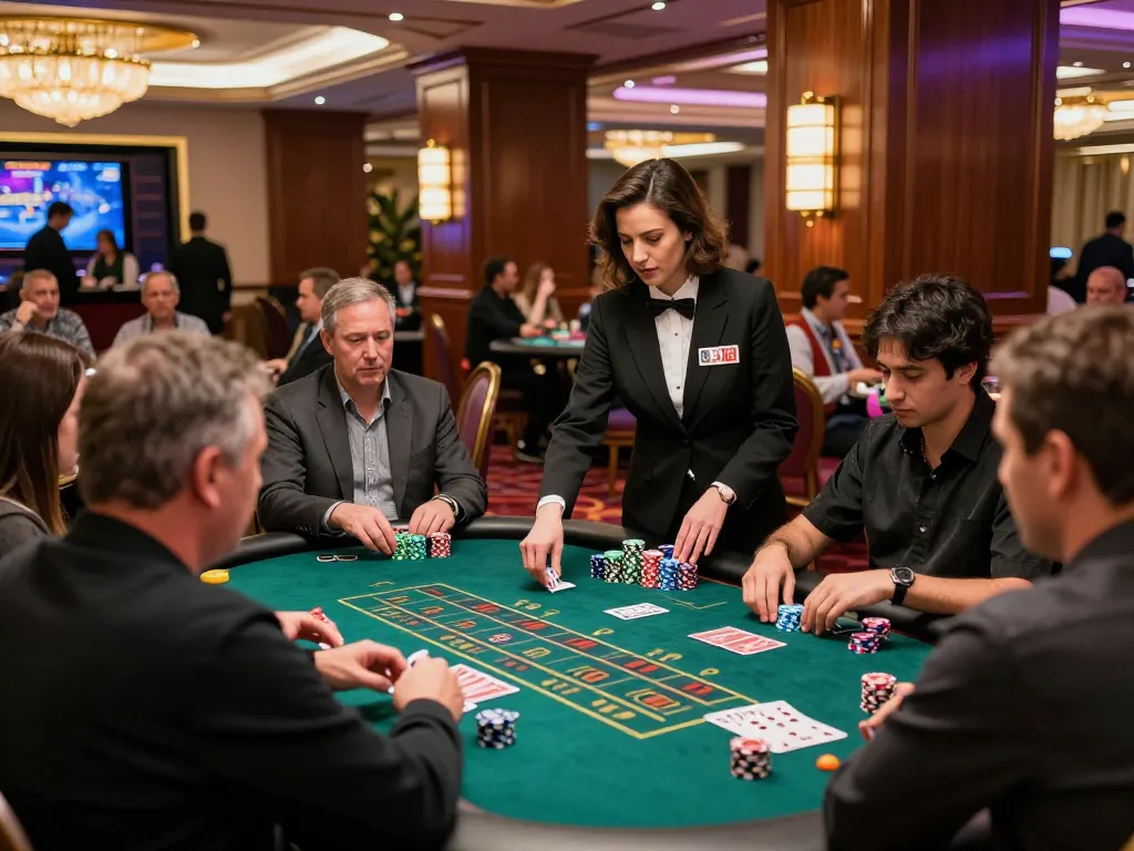 Players engaging in thrilling card games at 888NEW, highlighting excitement and dynamic gameplay.