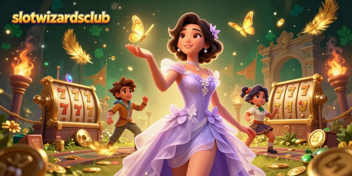 Experience winning strategies at slotwizardsclub in this vibrant casino-themed artwork.