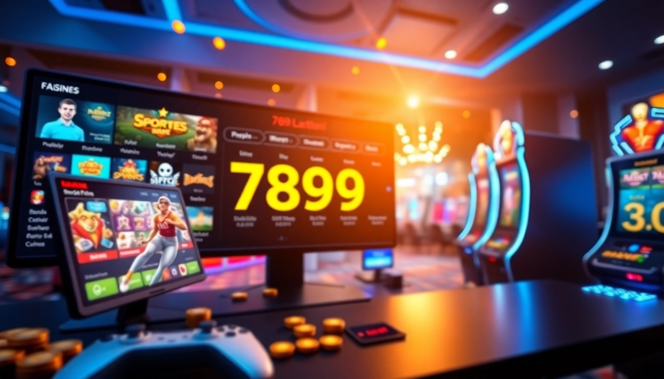Experience the immersive online gaming world of 789club with vibrant game icons and a user-friendly dashboard.