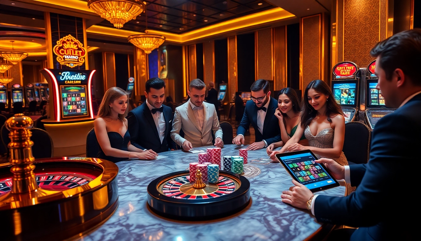 Players celebrate their wins at 58win's casinos while enjoying an exciting night of high-stakes games.