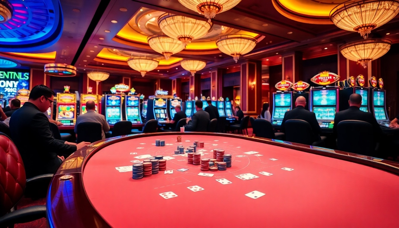 Experience the excitement of SumClub with vibrant casino games, elegant interiors, and thrilling action.