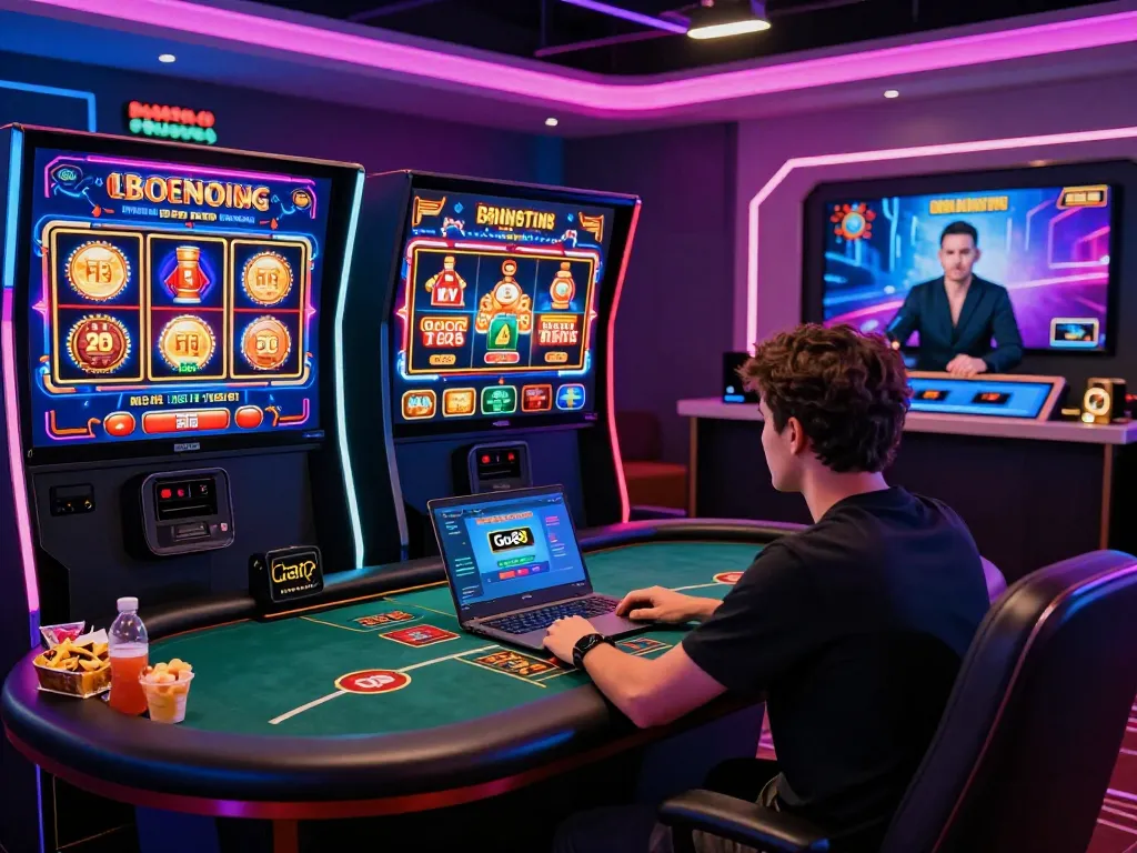 Engaging gaming scene as players tải Go88 for an immersive online casino experience.