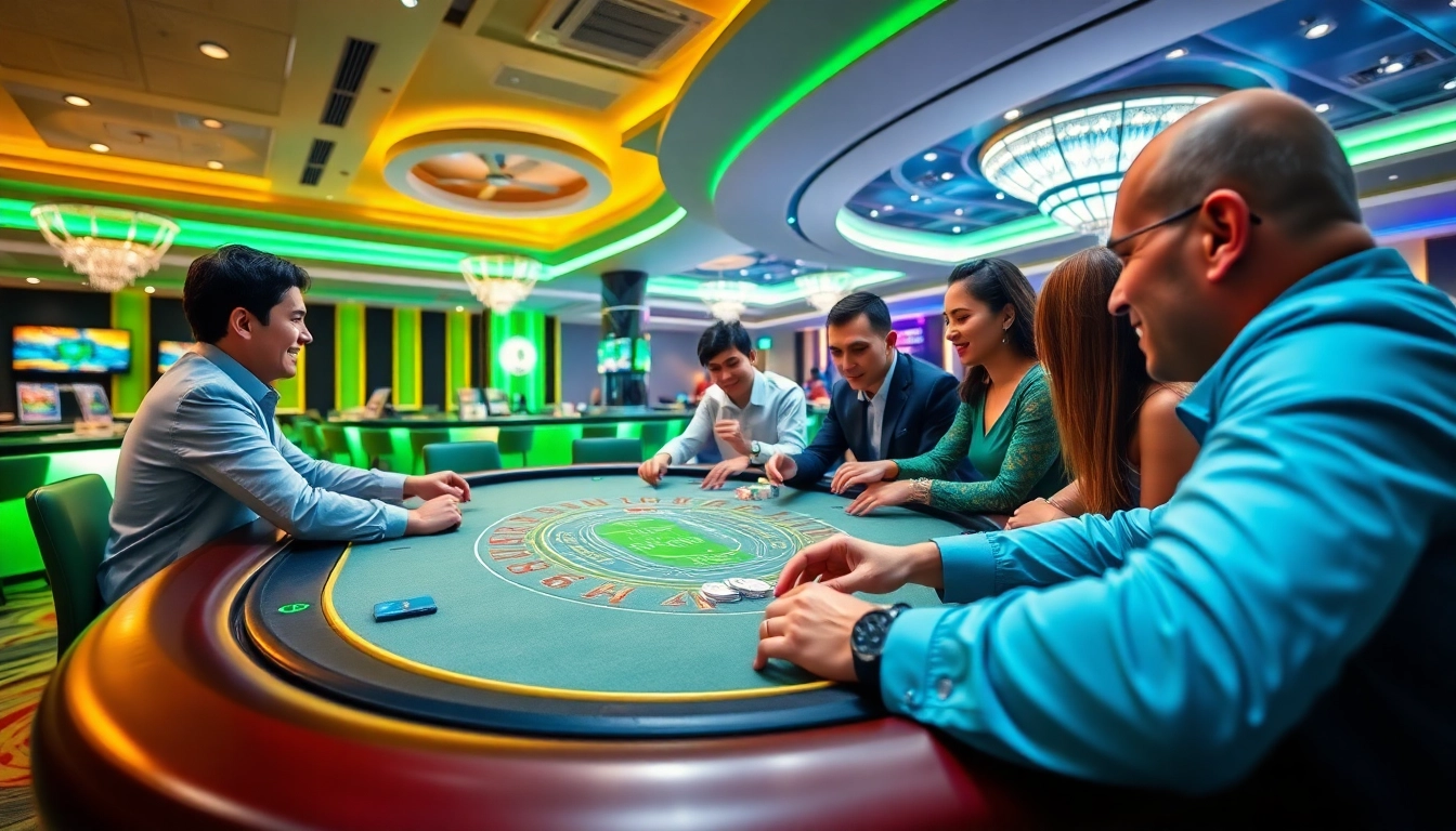 Exciting live dealer Blackjack game at https://co88.london/ featuring vibrant atmosphere and engaging players.