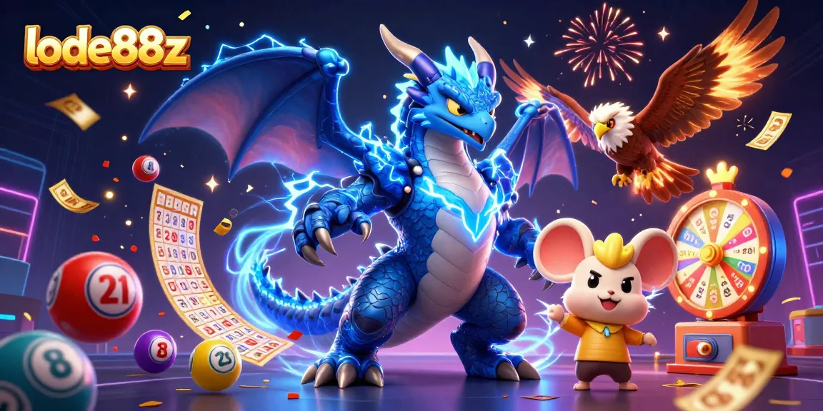 Engage with lode88z as you win exciting prizes amid a thrilling 3D casino scene.