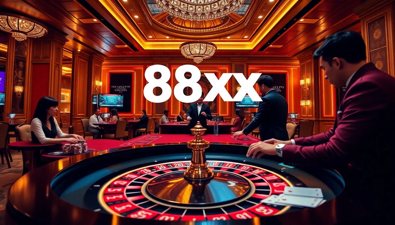 Experience thrilling moments at the 88xx casino table with real poker action and engaging dealers.