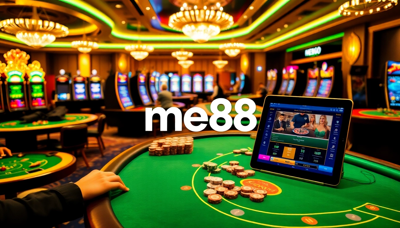 Enjoy the thrilling action at me88 with vibrant casino games and exciting gameplay experiences.