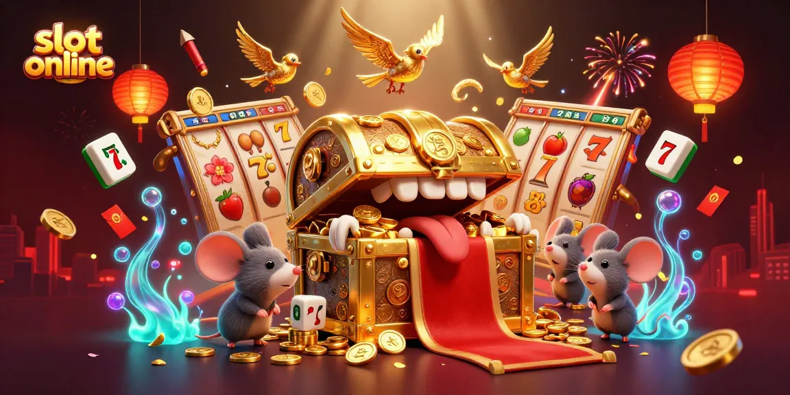 Spin and win with slot online games in this vibrant, energetic casino scene!