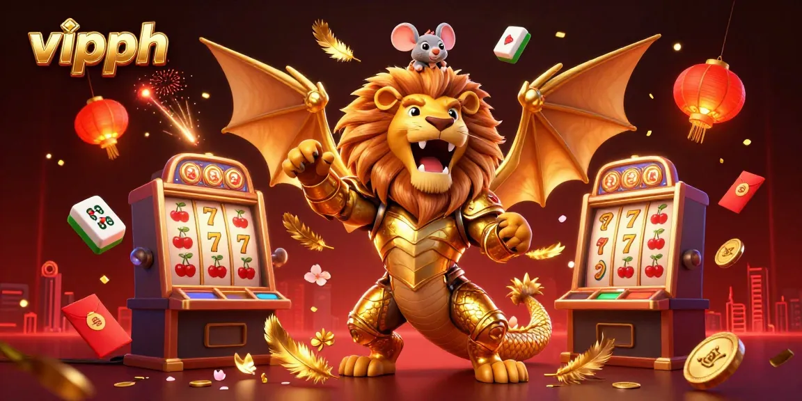 Experience dynamic gaming action with vipph's golden chimera and vibrant slot machines.