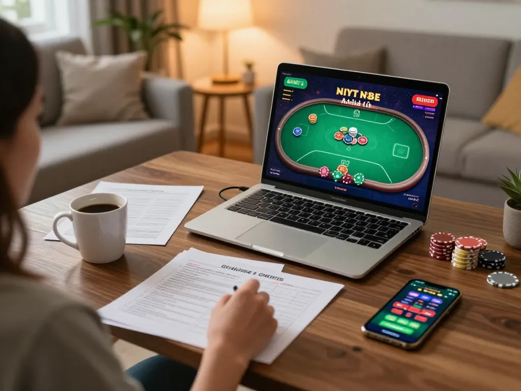 Mainkan poker online menggunakan telepathywear di lingkungan rumah yang nyaman dengan elemen permainan mobile
