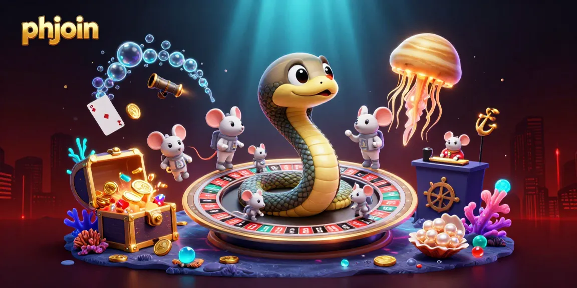 Experience thrilling bets with Phjoin in a cosmic casino environment filled with vibrant elements.