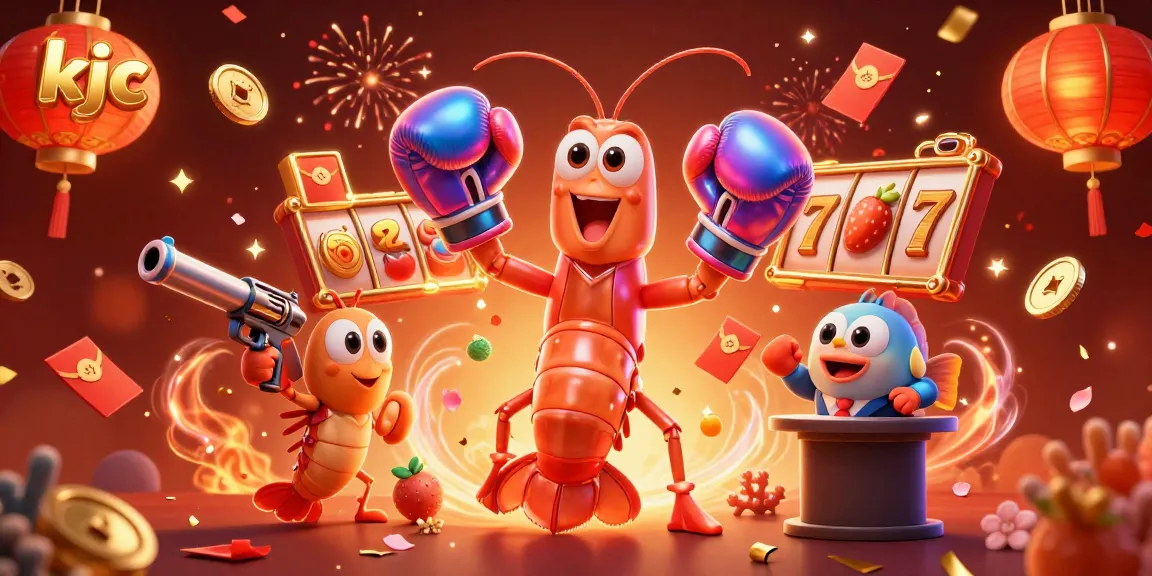 KJC invites you to experience thrilling online slot play with vibrant characters and festive elements.