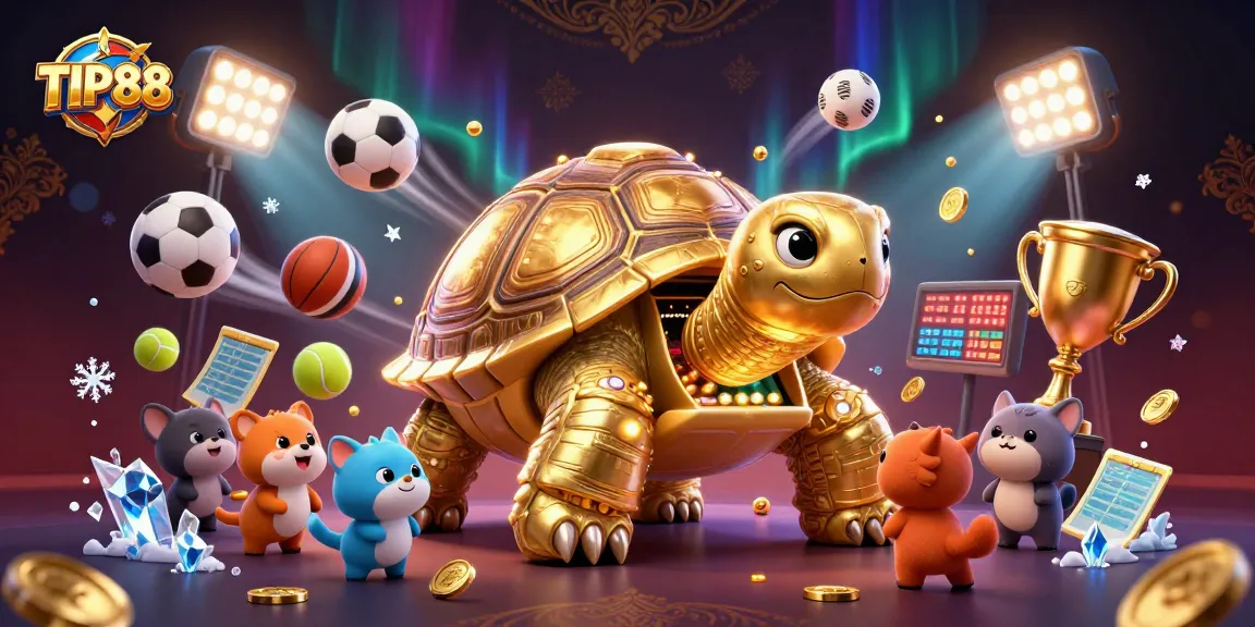 Experience the excitement of TIP88 as small animals gather to play a thrilling pinball game!