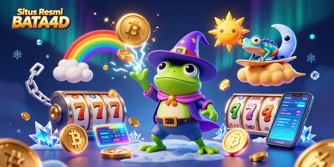 Menangkan pengalaman bermain di Situs Resmi BATA4D dengan ilustrasi kartun 3D yang menampilkan karakter menarik dan elemen slot.