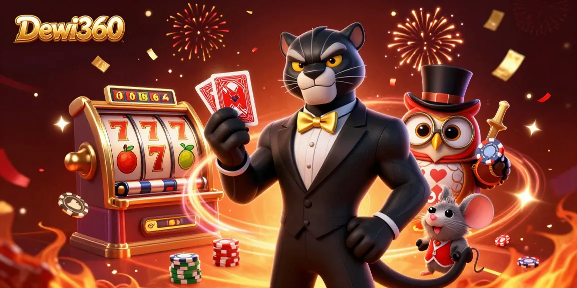 Dewi360 menawarkan keseruan permainan slot yang menarik dengan panther dan teman-teman kartunnya.