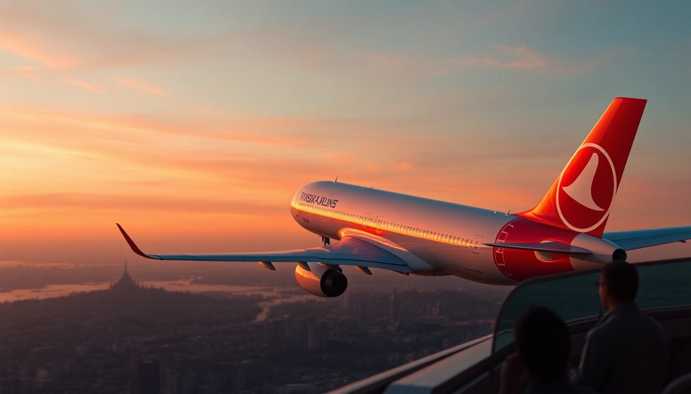 Turkish Airlines tk88 flight taking off from Istanbul, highlighting travel adventure.
