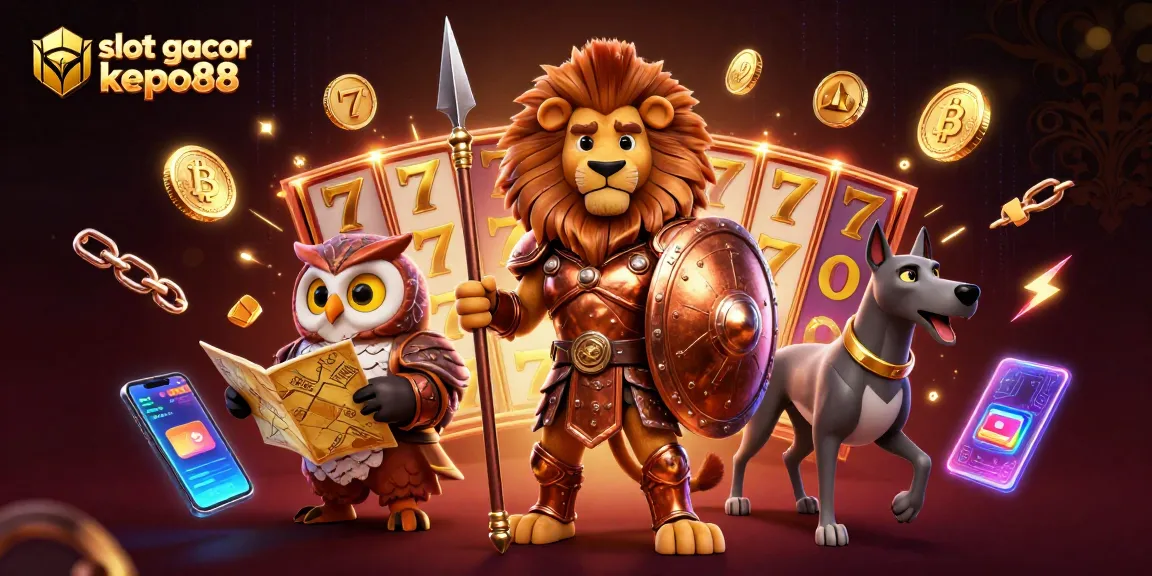 Engage in thrilling play at slot gacor kepo88 with captivating slot elements and crypto coins.