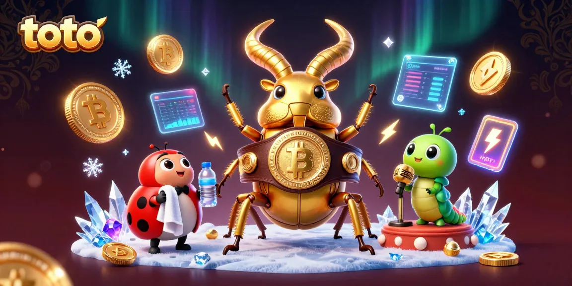 Engage in thrilling toto games with animated characters celebrating wins in an exciting environment.