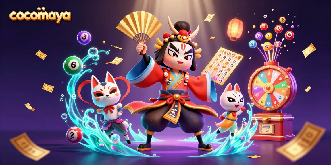 Engage with cocomaya's vibrant casino experience featuring lottery elements and rich 3D visuals.
