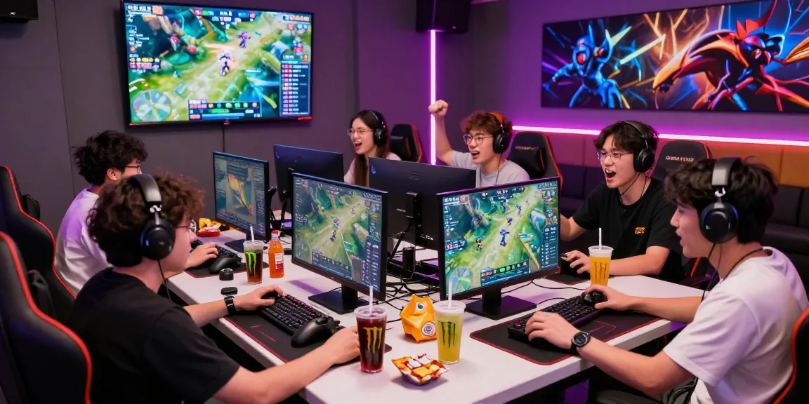 Competitive online gaming session showcasing the action of lotus365 in a vibrant, energetic setting.