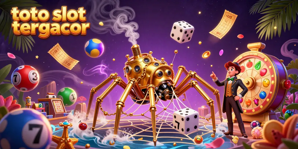 Engage with the thrilling world of toto slot tergacor as colorful slot elements highlight a steampunk visual extravaganza.
